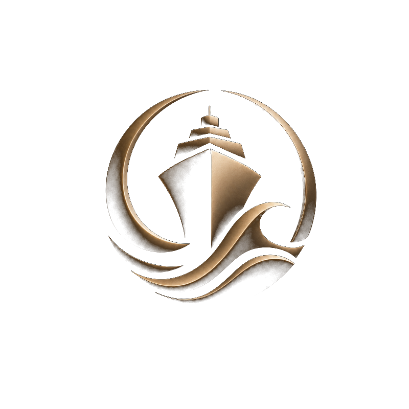 generative.studio mark — bronze yacht and waves